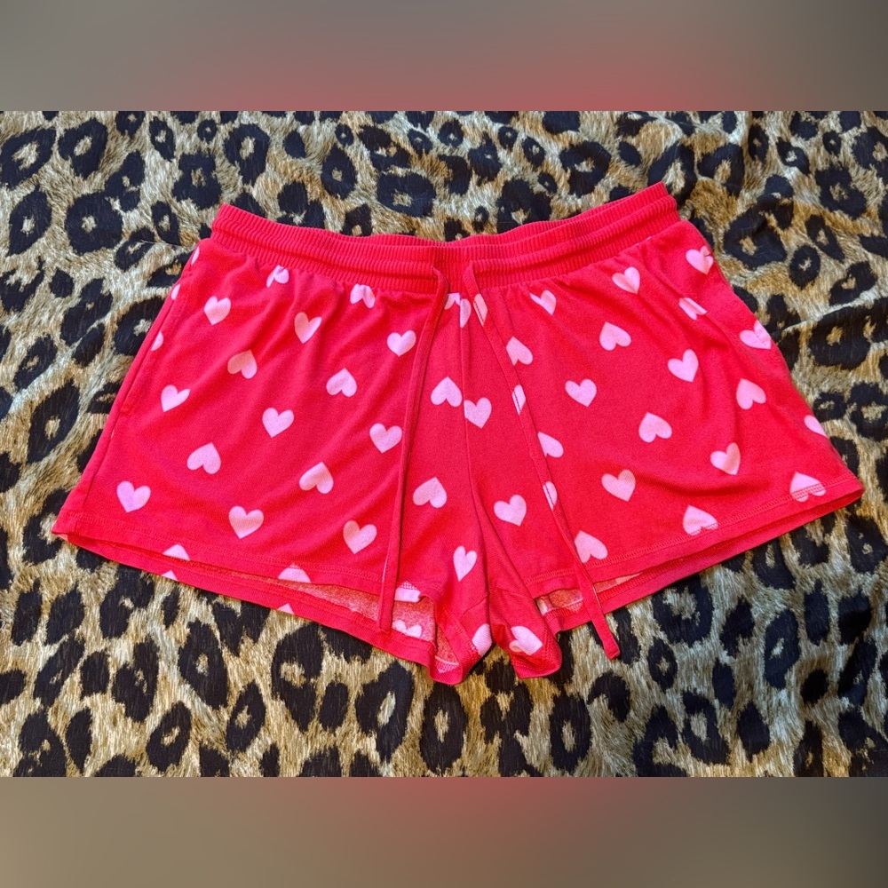 Joyspun Women’s Heart-Print Lounge Shorts!